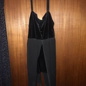 Black baby doll dress